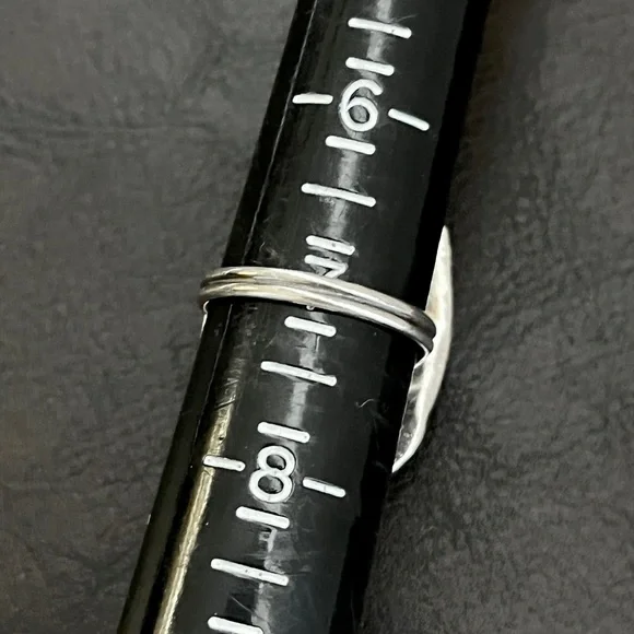 🔴SOLD🔴 Vintage Native American sterling silver & turquoise ring Size 7 - Picture 9 of 10